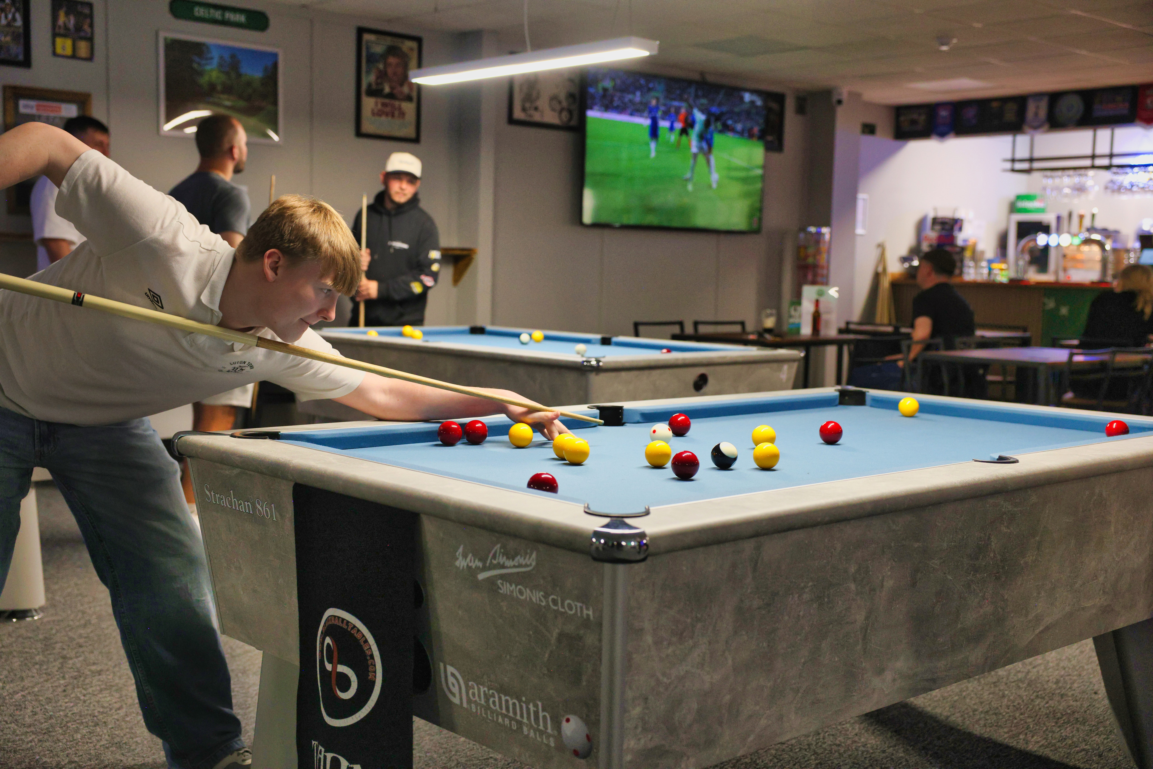 Pool Match in Progress